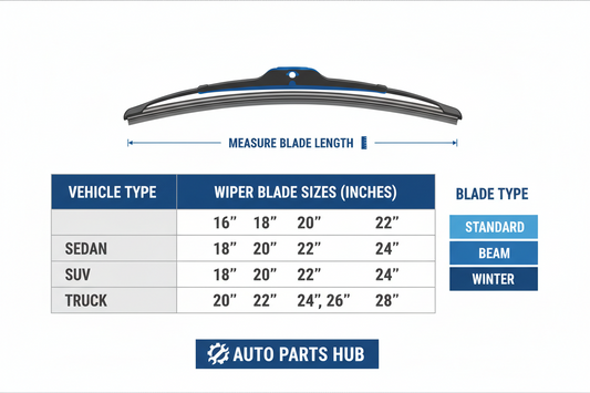 wiper blade size chart