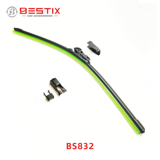 8 in One multi function flat windshield wiper blade competitive type BS832