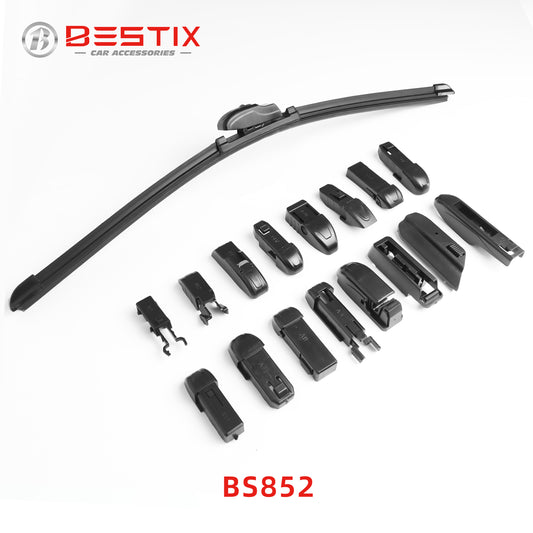 Wholesale multifunctional windshield wiper blade 15 adapters BS852