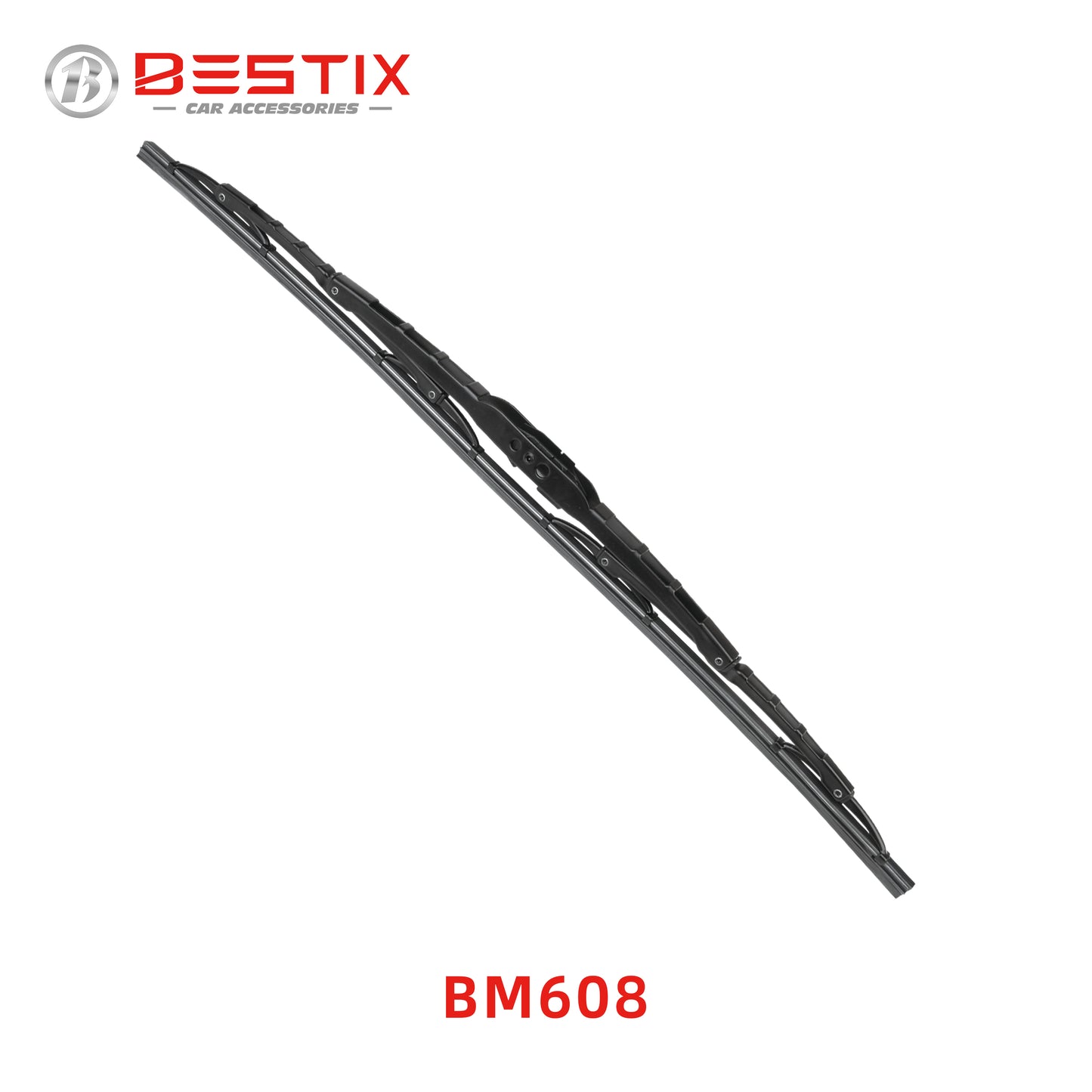 Premium frame conventional wiper blade thickness 1.2mm BM608