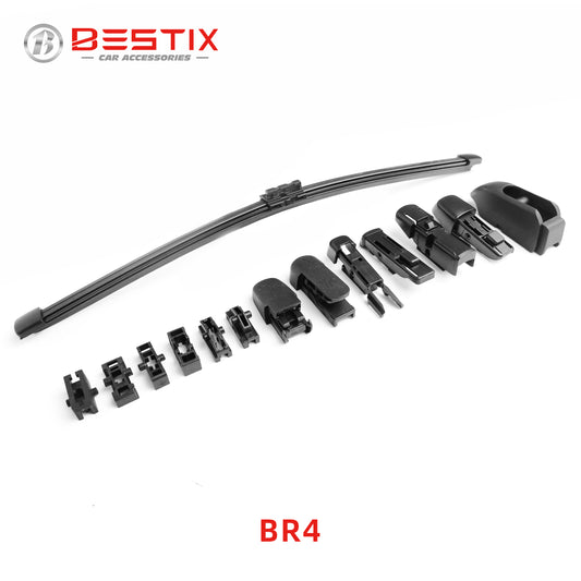 Multifunctional windshield rear wiper with 13 adapters BR4